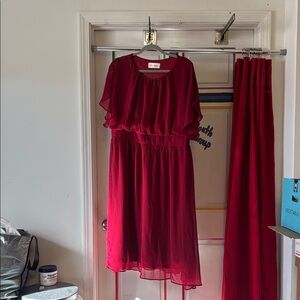 Elegant Red Wedding Dress